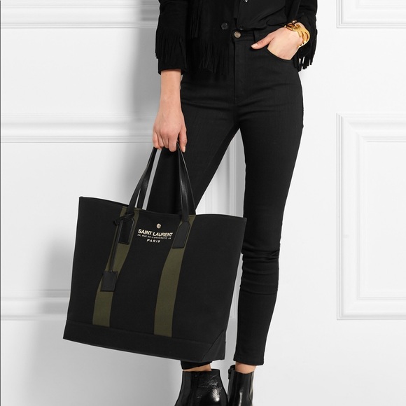 saint laurent beach tote